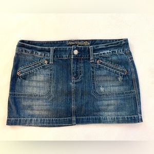 American Eagle Outfitters Distressed Denim Skirt. Size 10